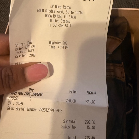 Louis Vuitton bandeau - Picture 2 of 6